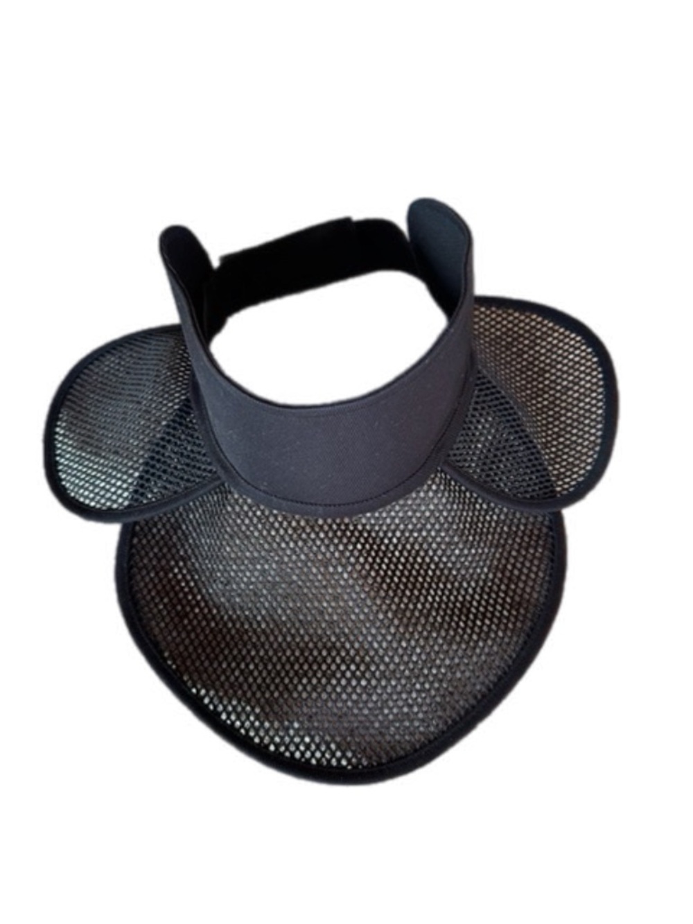 Christian Dior Black Mesh Visor Sun Hat - Picture 4 of 10